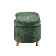Elric Chenille Storage Ottoman Bench